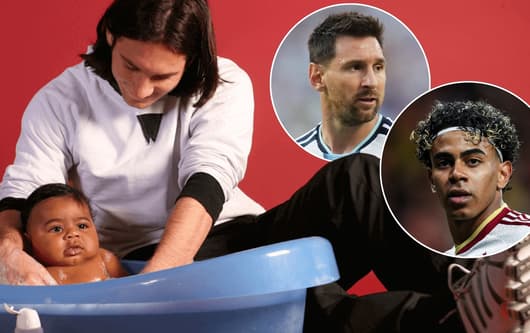 Lamine Yamal, Lionel Messi, baby Yamal