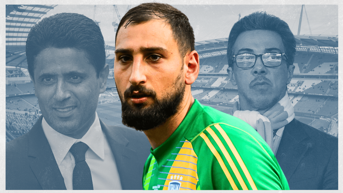 Nasser Al-Khelaifi, Gianluigi Donnarumma, Sheikh Mansour, Man City