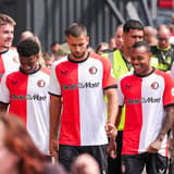 Feyenoord Festival 2024 Rotterdam - Patrik Walemark of Feyenoord, Shiloh ™t Zand of Feyenoord, David Hancko of Feyenoord, Igor Paixao of Feyenoord, Shiloh t Zand of Feyenoord during the Feyenoord Festival 2024 at Stadion Feijenoord De Kuip on 21 Jul...