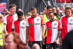 Feyenoord Festival 2024 Rotterdam - Patrik Walemark of Feyenoord, Shiloh ™t Zand of Feyenoord, David Hancko of Feyenoord, Igor Paixao of Feyenoord, Shiloh t Zand of Feyenoord during the Feyenoord Festival 2024 at Stadion Feijenoord De Kuip on 21 Jul...