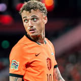 EINDHOVEN - Noa Lang of the Netherlands during the UEFA Nations League match between the Netherlands and Serbia at the Philips Stadium on October 4, 2026 in Eindhoven, the Netherlands. KEVIN SENDERS ANP UEFA Nations League 2026 27 xVIxANPxSportx xMa...