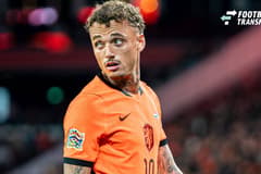 EINDHOVEN - Noa Lang of the Netherlands during the UEFA Nations League match between the Netherlands and Serbia at the Philips Stadium on October 4, 2026 in Eindhoven, the Netherlands. KEVIN SENDERS ANP UEFA Nations League 2026 27 xVIxANPxSportx xMa...