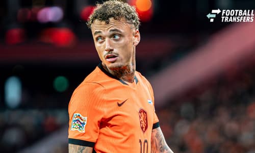 EINDHOVEN - Noa Lang of the Netherlands during the UEFA Nations League match between the Netherlands and Serbia at the Philips Stadium on October 4, 2026 in Eindhoven, the Netherlands. KEVIN SENDERS ANP UEFA Nations League 2026 27 xVIxANPxSportx xMa...
