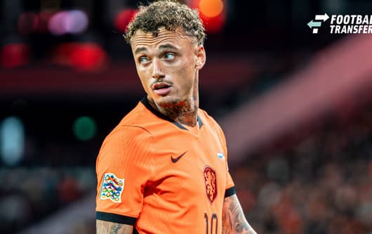 EINDHOVEN - Noa Lang of the Netherlands during the UEFA Nations League match between the Netherlands and Serbia at the Philips Stadium on October 4, 2026 in Eindhoven, the Netherlands. KEVIN SENDERS ANP UEFA Nations League 2026 27 xVIxANPxSportx xMa...