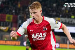 ALKMAAR , 29-08-2026, AFAS Stadion , season 2026 2027 , Dutch Eredivisie football , match between AZ and Go Ahead Eagles, Picture shows AZ player Kees Smit AZ - Go Ahead Eagles  x206205264x Copyright: