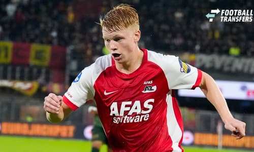 ALKMAAR , 29-08-2026, AFAS Stadion , season 2026 2027 , Dutch Eredivisie football , match between AZ and Go Ahead Eagles, Picture shows AZ player Kees Smit AZ - Go Ahead Eagles  x206205264x Copyright: