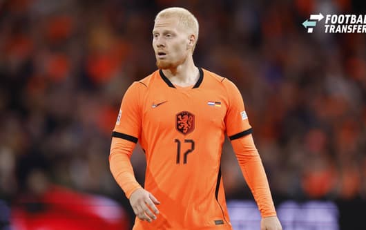 AMSTERDAM - Mexx Meerdink of the Netherlands during the UEFA Nations League match between the Netherlands and Germany at the Johan Cruijff ArenA on September 24, 2026 in Amsterdam, the Netherlands. MAURICE VAN STEEN ANP UEFA Nations League 2026 27 x...