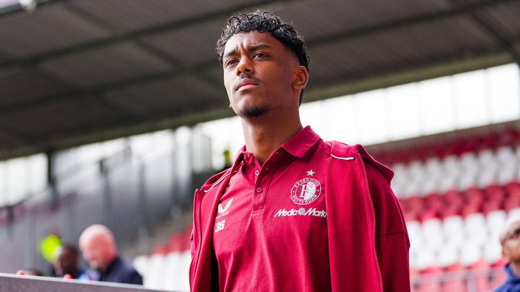 Jaden Slory bleef afgelopen zomer bij Feyenoord