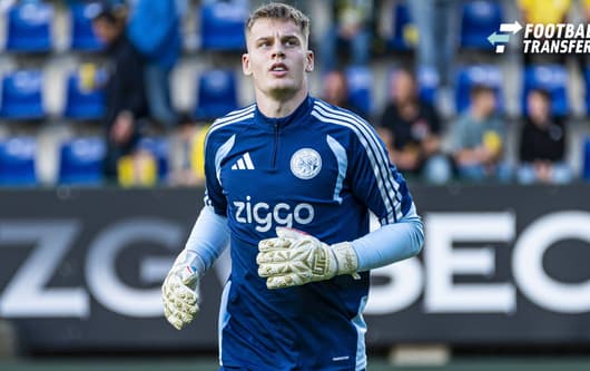 SITTARD - Goalkeeper Joeri Heerkens of AFC Ajax prior to the Eredivisie match between Fortuna Sittard and AFC Ajax at the Fortuna Sittard Stadium on September 12, 2026 in Sittard, the Netherlands. KEVIN SENDERS ANP Eredivisie 2026 27 xVIxANPxSportx ...