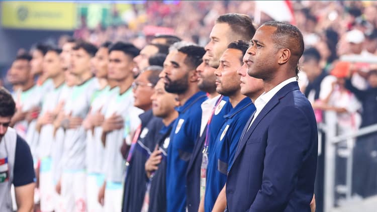 Patrick Kluivert als bondscoach van Indonesië