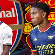 Myles Lewis-Skelly, Arsenal, Marcus Rashford, Man Utd