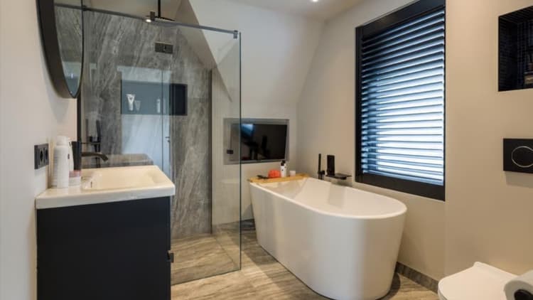 Foto van de badkamer!