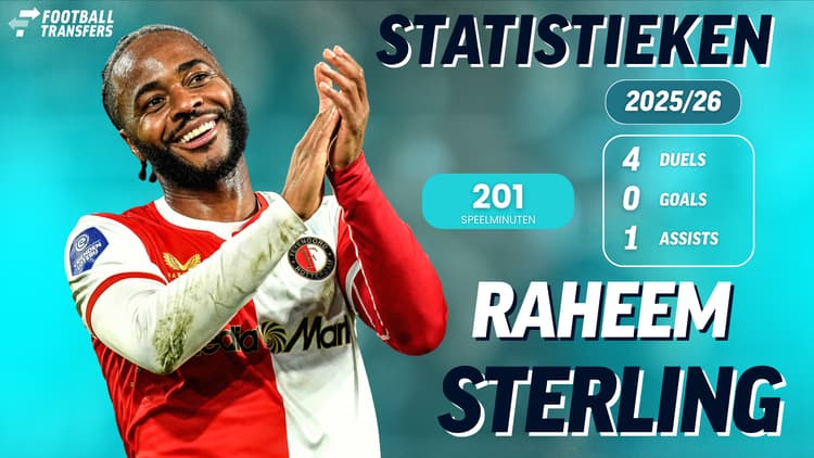 De statistieken van Raheem Sterling.