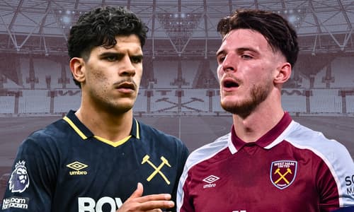Mateus Fernandes, Declan Rice, West Ham