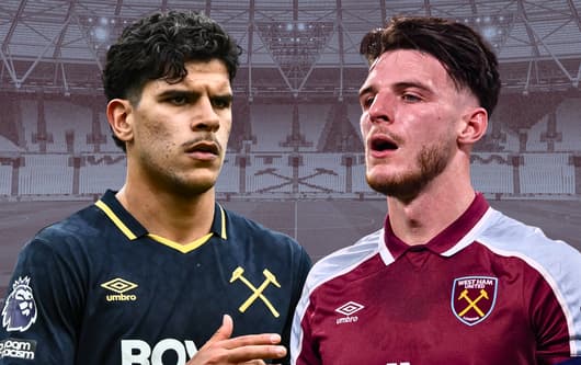Mateus Fernandes, Declan Rice, West Ham