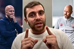 Arne Slot, Fabrizio Romano, Erik ten Hag