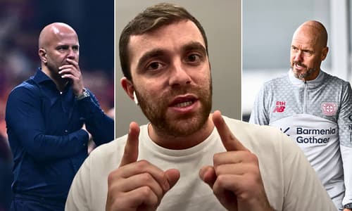 Arne Slot, Fabrizio Romano, Erik ten Hag