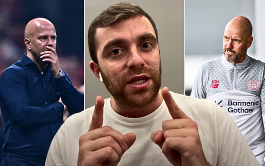 Arne Slot, Fabrizio Romano, Erik ten Hag