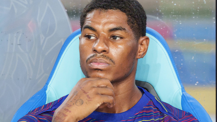 Marcus Rashford: Still not registered by Barcelona