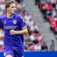 EINDHOVEN - David van der Werff of FC Groningen during the Eredivisie match between PSV Eindhoven and FC Groningen at the Philips Stadium on August 23, 2026 in Eindhoven, the Netherlands. KEVIN SENDERS ANP Eredivisie 2026 27 xVIxANPxSportx xMarcelxt...