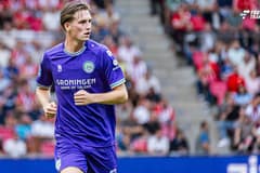 EINDHOVEN - David van der Werff of FC Groningen during the Eredivisie match between PSV Eindhoven and FC Groningen at the Philips Stadium on August 23, 2026 in Eindhoven, the Netherlands. KEVIN SENDERS ANP Eredivisie 2026 27 xVIxANPxSportx xMarcelxt...