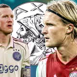 Wout Weghorst, Kasper Dolberg, Ajax