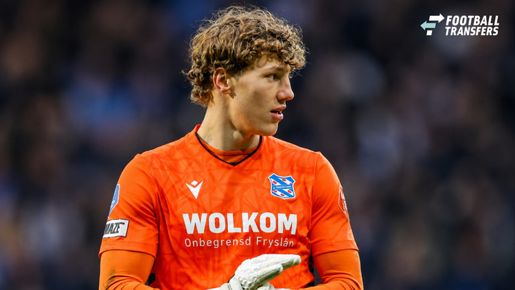 Bernt Klaverboer in het shirt van sc Heerenveen.