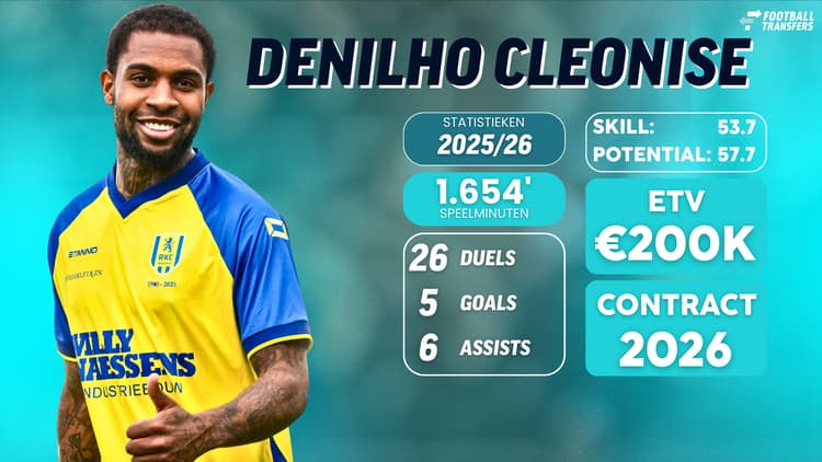 Denilho Cleonise bleef RKC Waalwijk trouw en kent een uitstekend seizoen.