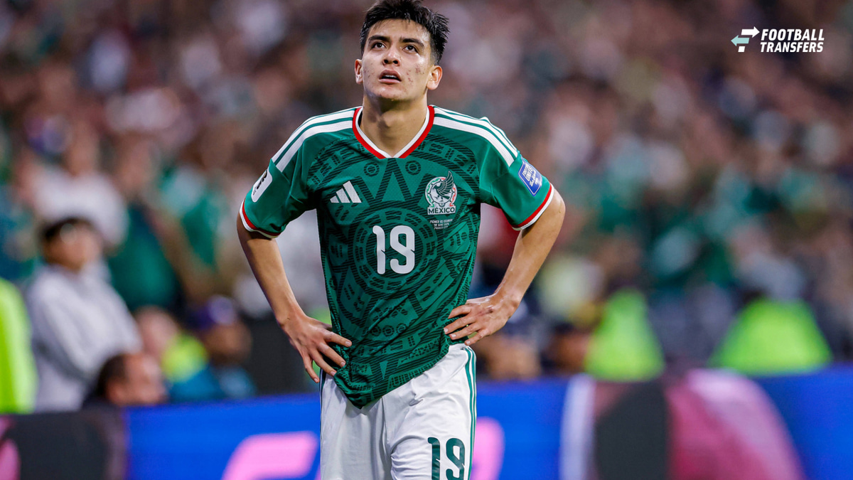 FIFA WORLD CUP 2026 MEXICO VS. ECUADOR FIFA WORLD CUP 2026 MEXICO VS. ECUADOR MEXICO VS. ECUADOR 30062026 MEXICO CITY, MEXICO Action photo of Gilberto Mora (No. 19) of Mexico celebrating the victory over Ecuador after a match in the 2026 FIFA World ...