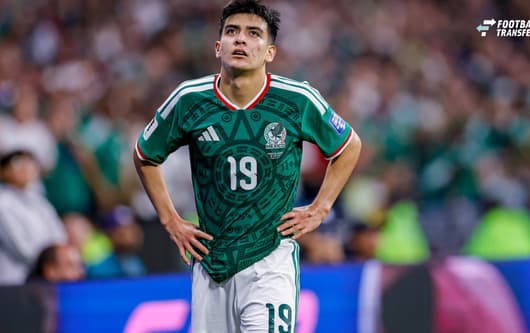 FIFA WORLD CUP 2026 MEXICO VS. ECUADOR FIFA WORLD CUP 2026 MEXICO VS. ECUADOR MEXICO VS. ECUADOR 30062026 MEXICO CITY, MEXICO Action photo of Gilberto Mora (No. 19) of Mexico celebrating the victory over Ecuador after a match in the 2026 FIFA World ...