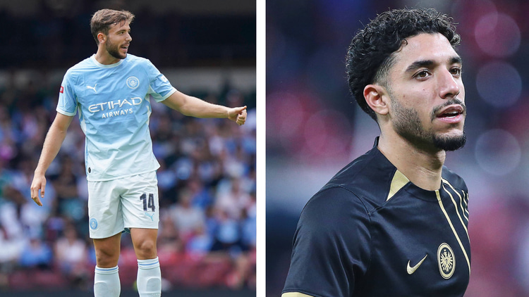 Nico Gonzalez (left) and Omar Marmoush (right)