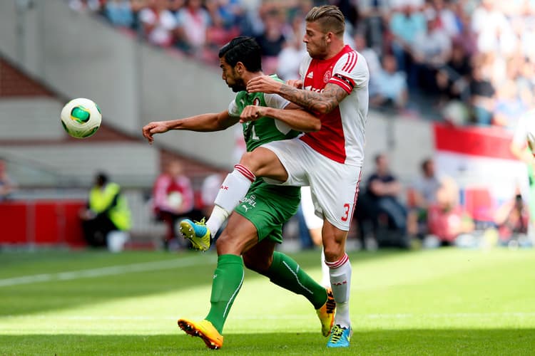 Toby Alderweireld in het Ajax-shirt