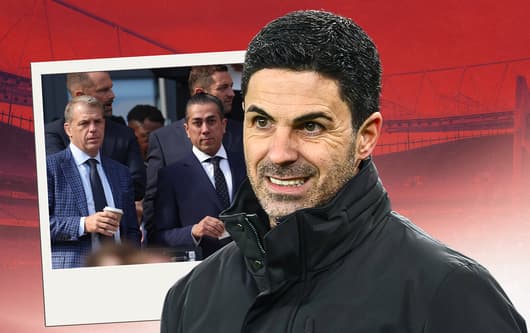 Mikel Arteta, Todd Boehly, Behdad Eghbali