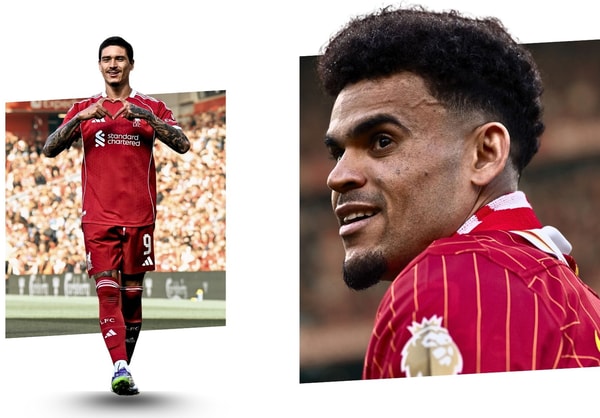 Darwin Nunez, Luis Diaz, Liverpool