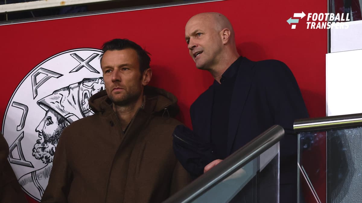 AMSTERDAM, NETHERLANDS - OCTOBER 22: Technical Director Jordi Cruijff of Ajax during the UEFA Conference League 2026 27 match between AFC Ajax and Atalanta BC at Johan Cruijff Arena on October 22, 2026 in Amsterdam, Netherlands.  Copyright: xDijksxM...