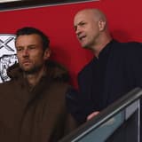 AMSTERDAM, NETHERLANDS - OCTOBER 22: Technical Director Jordi Cruijff of Ajax during the UEFA Conference League 2026 27 match between AFC Ajax and Atalanta BC at Johan Cruijff Arena on October 22, 2026 in Amsterdam, Netherlands.  Copyright: xDijksxM...