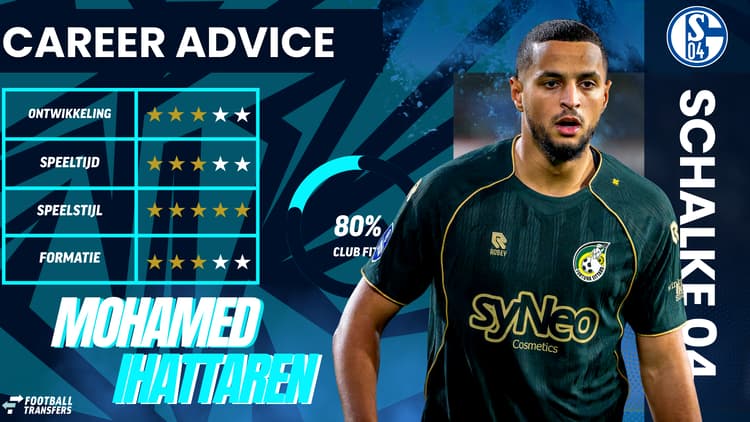Met een Club Fit van 80 is Schalke 04 de ideale club voor Mohamed Ihattaren.