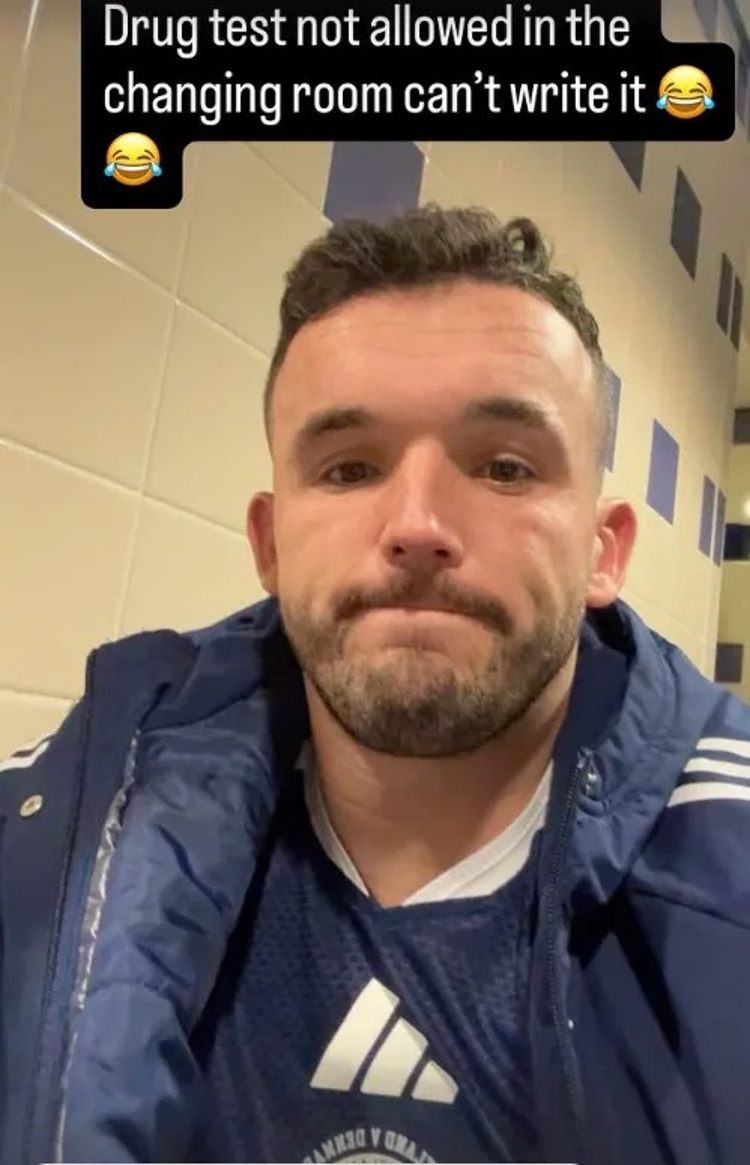 John McGinn had to take a drug test after Scotland qualified for the World Cup