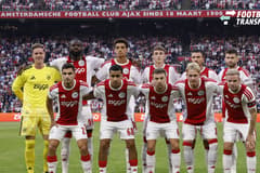 AMSTERDAM - (Top row lr) AFC Ajax goalkeeper Marc-AndrÃ ter Stegen, Aaron Bouwman of AFC Ajax, Tolu Arokodare of AFC Ajax. Youri Baas of AFC Ajax, Steven Berghuis of AFC Ajax, Caio Henrique of AFC Ajax (bottom row) Lucas Rosa of AFC Ajax, Abdallah O...