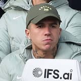 Enzo Fernandez watches Chelsea's FA Cup tie with Port Vale from the bench