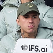 Enzo Fernandez watches Chelsea's FA Cup tie with Port Vale from the bench