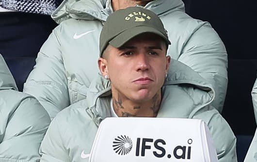 Enzo Fernandez watches Chelsea's FA Cup tie with Port Vale from the bench