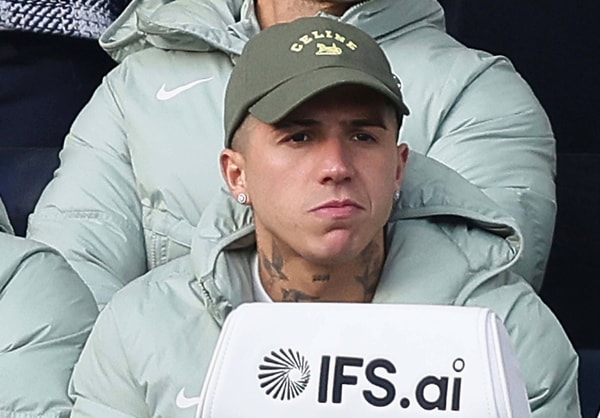 Enzo Fernandez watches Chelsea's FA Cup tie with Port Vale from the bench