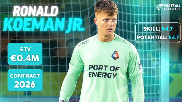 Ronald Koeman jr. beschikt over een aflopend contract bij Telstar.