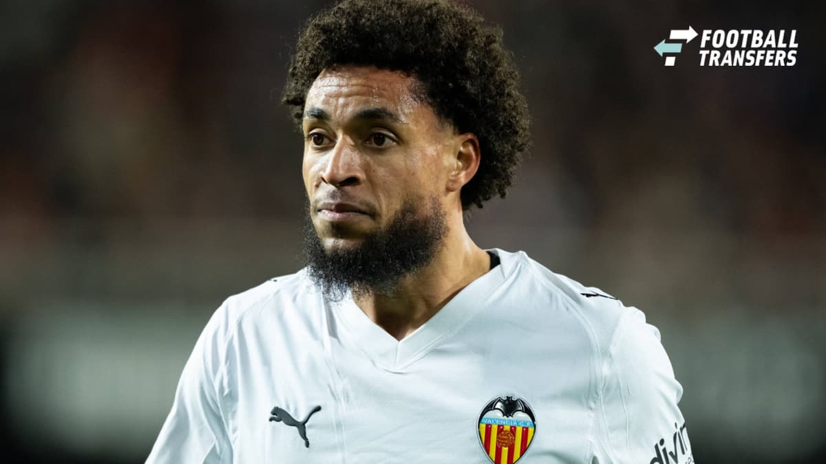 LaLiga EA Sports round 23 match between Valencia CF and Real Madrid Arnaut Danjuma of Valencia CF seen in action during the LaLiga EA Sports round 23 match between Valencia CF and Real Madrid at Mestalla Stadium , (Valencia ) on February 8, 2025. Co...