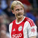 AMSTERDAM , 06-08-2026, Johan Cruijff ArenA , season 2026 2027 , UEFA Conference League play-off football . Match between Ajax and Shelbourne FC 3-1. Picture shows Ajax player Julian Brandt maling his debut for Ajax Ajax - Shelbourne  x205513452x Co...