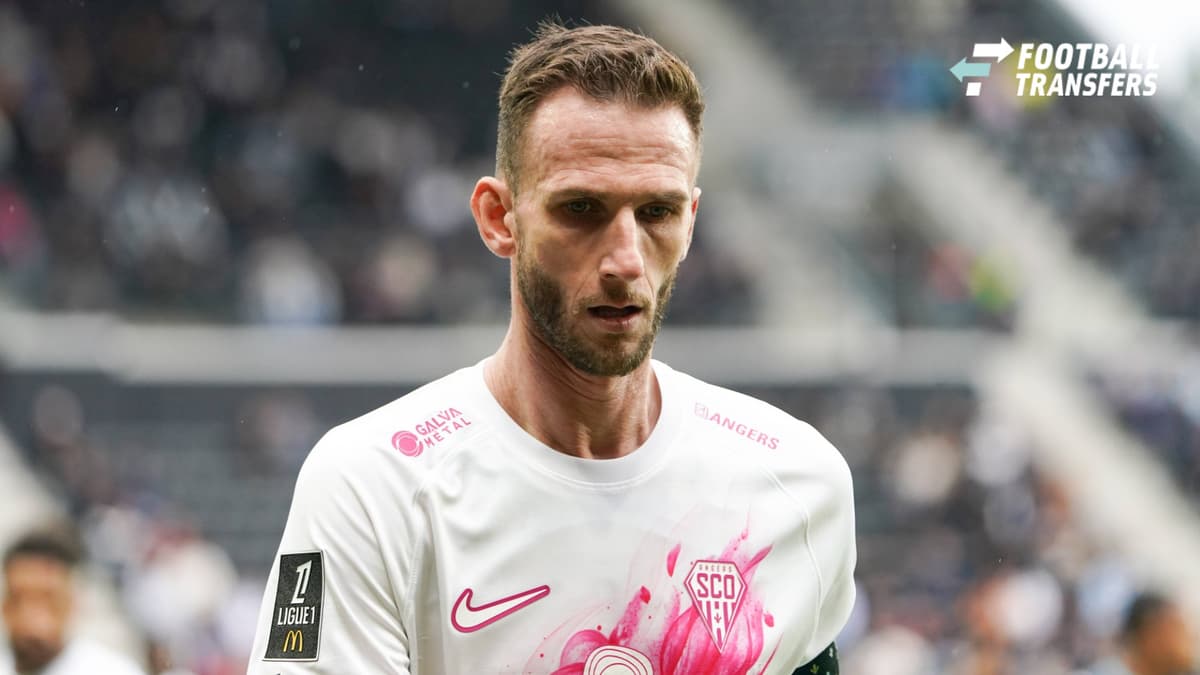 Angers SCO v Olympique de Marseille - Ligue 1 McDonald s 2026 2027 Branco VAN DEN BOOMEN of Angers during Ligue 1 McDonald s match between Angers and Marseille at Stade Raymond Kopa on October 18, 2026 in Angers, France. Angers France  Copyright: xE...