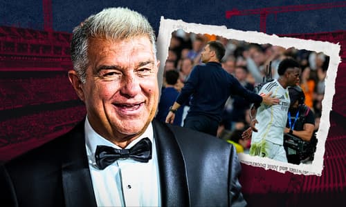 Joan Laporta, Barcelona president, Real Madrid, Xabi Alonso, Vini Jr