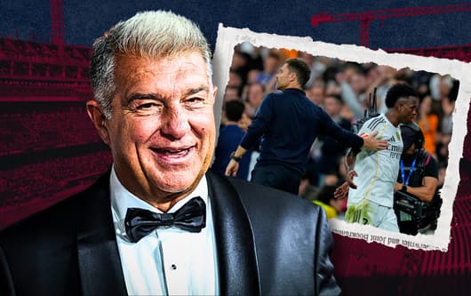 Joan Laporta, Barcelona president, Real Madrid, Xabi Alonso, Vini Jr