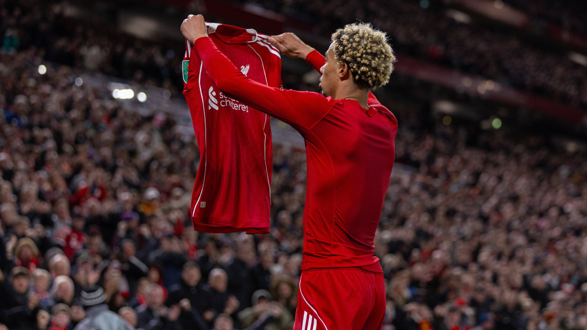 Liverpool's Hugo Ekitike was sent-off for his celebration against Southampton in the Carabao Cup